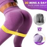 WSAKOUE Fabric Resistance Bands for Working Out – 5 Booty Bands for Women & Men, Exercise Workout Bands for Legs, HIPS & Glutes – Ideal for Home Fitness, Yoga, Pilates & Rehab - Image 5
