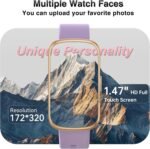 Health Fitness Tracker, Smart Watches for Women Men with 24/7 Heart Rate/Blood Oxygen Monitor, Sleep Tracker,Calories&Step Counter, IP68 Waterproof Fitness Watch & Activity Trackers for Android&iPhone - Image 7
