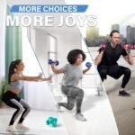 Yes4All Vinyl Hexagon Dumbbell - Dumbbells Set of 2 Hand Weights for Home Gym & Strength Training (2-15 lbs Weight Options) - Image 7