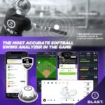 Blast Motion Softball Swing Analyzer - Improve Your Swing at Every Level - Batting Trainer - Real-time Feedback, Swing Metrics, Video Capture Highlights, Track Performance (GEN3 Sensor) - Image 3
