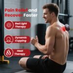 UOTT Original 20 Levels Cupping Kit for Massage Therapy,5-in-1 Smart Dynamic Cupping Set with Red Ligh-t Therapy&Heat Penetrates for Targeted Pain Relief, Knots, Aches, Muscle Soreness - Image 5