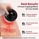 UOTT Original 20 Levels Cupping Kit for Massage Therapy,5-in-1 Smart Dynamic Cupping Set with Red Ligh-t Therapy&Heat Penetrates for Targeted Pain Relief, Knots, Aches, Muscle Soreness - Image 6