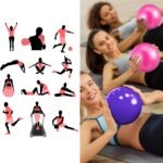 10Pcs Small Exercise Balls, 9 Inch Mini Pilates Ball, Yoga Therapy Core Ball, Barre Equipment Mini Yoga Balls for Stability, Fitness, Physical Therapy, Stretching at Home Gym & Office - Image 4