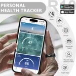 Smart Health Ring Sleep Health Tracker for Women Men with Heart Rate, Blood Oxygen, Sleep Monitor, Steps,Calories, 5ATM Waterproof for iPhone/Android, No Subscription Fee(Black, 9#) - Image 4