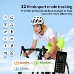 Smart Bracelet for Women Men, Fitness Tracker Smart Wristband, Waterproof Health Band with 24/7 Heart Rate Sleep Monitor, 12 Kinds Sport Modes fits Android iOS (Gray) - Image 4