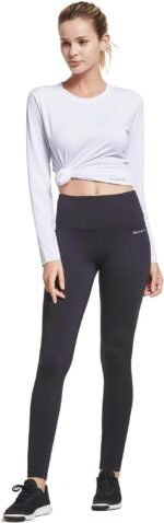 baleaf Long Sleeve Workout Tops for Women Running Athletic Shirts Active Quick Dry Lightweight Moisture Wicking - Image 5