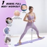 Pilates Equipment, Pilates Board - Multifunctional Pilates Reformer, Reformer Pilates Machine with Reps,Kcal & Timer Display, Home Pilates Kit with Resistance Bands - Workout Sets for Women - Image 3