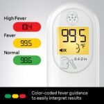 Braun No Touch 3-in-1 Thermometer for Adults, Kids & Babies, Measures Forehead, Liquid and Food Temps, Professional Accuracy & Color Coded Fever Guidance - Image 4
