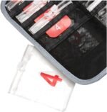 Lewis N. Clark Travel Pill Organizer, For Vitamins, Medication, Prescriptions, Or Medicine Storage, 16 Slot Pouch, Black - Image 7
