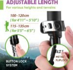 Trekology Trek-Z Collapsible Hiking & Trekking Poles - Balance Support for Seniors, Women, and Men, 2pc Per Set - Image 5