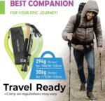 Trekology Trek-Z Collapsible Hiking & Trekking Poles - Balance Support for Seniors, Women, and Men, 2pc Per Set - Image 6