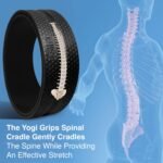 Back Roller Wheel- Foam Padded Back Stretcher Wheel with Center Spine Cradle- Stretching Wheel for Back Pain Set of Four - Image 5