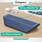 CHARGEWORX Magnetic Cable Organizer – Weighted Non-Adhesive Cord Holder with 3 Magnetic Clips for USB-C, Lightning & MagSafe Cables – Desk, Office & Nightstand Cable Management - Image 4