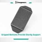 CHARGEWORX Magnetic Cable Organizer – Weighted Non-Adhesive Cord Holder with 3 Magnetic Clips for USB-C, Lightning & MagSafe Cables – Desk, Office & Nightstand Cable Management - Image 8