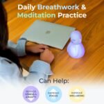 Mindsight 'Breathing Buddha' Guided Visual Meditation Tool for Mindfulness | Slow Your Breathing & Calm Your Mind for Stress & Anxiety Relief | Perfect for Adults & Kids | Relaxing Self Care Gift - Image 4