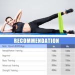 Deekin 20 Pcs Resistance Bands for Women Men 10-115 Lbs 5 Different Resistance Levels Loop Exercise Bands for Leg Working Gym - Image 3