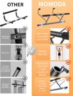 Pull Up Bar Doorway - No Screws Fitness Chin-Up Frame for Home Gym Exercise Multi-Angle Grip - 2025 Folding Upgrade (Fits Almost All Doors) - Image 4