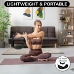 TOPZGLEEY Pilates Ring Set – 14" Anti-Deformation Magic Circle with Padded Handles, Mini Ball, 5 Resistance Bands, Guide, Pilates Equipment for Home Workout - Image 3