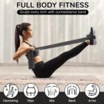 TOPZGLEEY Pilates Ring Set – 14" Anti-Deformation Magic Circle with Padded Handles, Mini Ball, 5 Resistance Bands, Guide, Pilates Equipment for Home Workout - Image 5