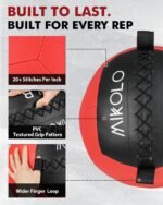 Mikolo Medicine Ball, Wall Ball,Soft Medicine Ball Set,Slam Ball for Core Training, Strength Workouts -Multi-Weight 10lbs 20lbs Exercise Balls for Home Gym, Functional Fitness (10/15/20/25LB) - Image 5