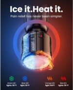 BOB AND BRAD Q2 Pro Mini Massage Gun with Heat and Cold, Pocket-Sized Deep Tissue Massager, HSA Portable Percussion Muscle Massager Gun, Ultra Small & Quiet Muscle Massager, FSA Eligible - Image 3