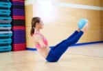 Pilates Ball 8 inch, Small Exercise Ball for Between Knees with Needle Pump for Core Workout & Physical Therapy Yoga PT - Image 3