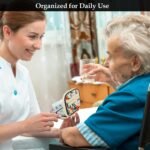 Serfeymi Weekly Travel Pill Organizer Pill Case for Purse with Removable 7 Day Pill Box, Fashionable Travel Medicine Organizer Pill Container for Medicine, Vitamin, Supplement - Black 02 + Bloom 01 - Image 6