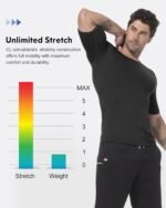 CL convallaria 4 or 5 Pack Mens Compression Shirt Workout Rash Guard Long Short Sleeve Undershirts for Athletic Gym Running - Image 5