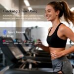 Smart Ring for Women Men Fitness Ring with Heart Rate, Blood Oxygen, Blood Pressure, Sleep Tracker, Step Tracker, IP68 Waterproof Health Ring for iOS & Android,No Subscription Fee (Silver, 8#) - Image 5