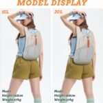 15L Small Hiking Backpack for Men Women Foldable Packable Back Pack Ultralight Hiking Daypack for Travel Camping Outdoor, Beige - Image 5