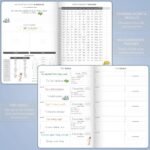 Clever Fox Fitness Journal PRO – Daily Workout Planner with Meal Planner & Habit Tracker – Gym Exercise Log Book for Women & Men – Fitness Planner Notebook – Lasts 6 Months, 7x10” - Light Blue - Image 5