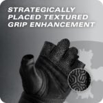 Harbinger Pro Wristwrap Gloves 3.0 - Enhanced Grip, Superior Wrist Support, Breathable 4-Way Stretch Lycra, Durable Leather Palm, Half-Finger Design for Weightlifting, Fitness Training, Women's - Image 7