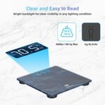 Healthkeep High Precision Digital Bathroom Scale with Step-On Technology LED Display Slim Design Max 180kg/400lb Marble Blue - Image 4