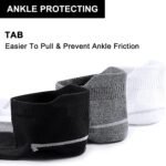 12 Pairs Mens Ankle Socks Athletic Casual Low Cut Short Socks for Men With Tab Shoes Size 6-11 - Image 4