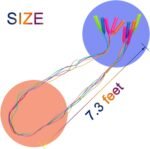 Aneco 10 Pack Kids Jump Rope Set Colorful Outdoor Jump Ropes 7.3 Feet Jumping Ropes Great Birthday Party Sports Activities Favors Gift - Image 4