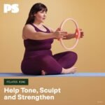 POPSUGAR Pilates Ring (15" Rose Pink/Berry, 1 lb), Dual-Grip Magic Circle Fitness Ring for Added Resistance, Tone, Sculpt & Strengthen Muscles, Pilates Ring Circle for Stretching & Home Gym Exercise - Image 3