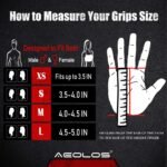 AEOLOS Leather Gymnastics Hand Grips-Great for Gymnastics,Pull up,Weight Lifting,Kettlebells and Cross Training - Image 5