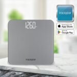 Trackstar Smart Digital Weight Scale | 440 lb Weight Capacity | Trackstar Monitoring App | Bluetooth iOS & Android Compatible | Measure, Track, and Share Results - Image 3