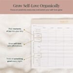 Wellness Tracker Planning Pad - Best Notepad for Improving Mental & Physical Health - Daily/Weekly Log for Fitness, Self-Love, Meals, Sleep, Water, and Reflection (Blush) - Image 5