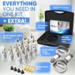 Myofascial Releaser Professional Cupping Therapy Set - 18 Multi-Sized Vacuum Cups with Two Hand Pumps and Detailed Cupping Book - Massage Cupping Set for Massage Therapists - Image 4