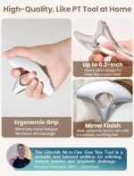 lifechill Heavy-Duty Stainless Steel Gua Sha, Muscle Scraper Tool, Lymphatic Drainage Massager for Self Care, Metal GuaSha Tool for Full Body, Trigger Point Massage Tools for Pain Relief - Image 3