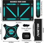 Football Footstep Training Mat for All Levels: Agility Training Mat, Non-Slip Silent Equipment for All Ages to Improve Speed, Strength and Coordination - Image 3