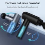 arboleaf Massage Gun Deep Tissue, Full-Metal Electric Portable Hand Held Massager Gun for Back, Body Sore Muscles, Pain Relief, Gifts, Office, Home, Athletes - Image 4
