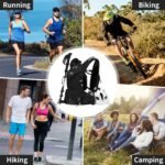 Hydration Pack Backpack, Lightweight Water Backpack with 2L Hydration Bladder Daypack for Men Women,Running Hydration Vest for Trail Running Hiking Cycling Race Climbing (All Black) - Image 7