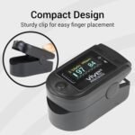 Vive Precision Pulse Oximeter - Oxygen Monitor Fingertip, Heart Rate Medical Grade Sensor LED Display - Accurate Finger Meter For Saturation SpO2, Lanyard & Batteries Included - Image 5