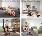 Ab Machine Ab Workout Equipment Sit Up Machine & Exercise Equipment Ab Crunch Machine for Stomach Workout Ab Core Trainer Abdominal Machine for Home Gym with Resistance Bands - Image 5