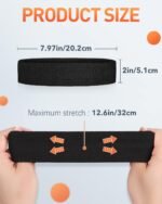 Tanluhu Sweatbands Sport Headbands for Men & Women,Terry Cloth Sweat Band for Tennis, Running, Basketball, Working Out, Execise - Athletic Sweat Cotton Headband Outdoor - Image 5