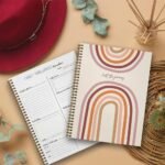 Softcover Trust The Journey 8.5" x 11" Motivational Spiral Health Journal/Notebook, 120 Daily Wellness Tracker Pages, Durable Gloss Laminated Cover, Gold Wire-o Spiral. Made in the USA - Image 5