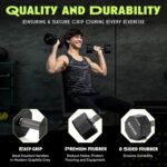 Rubber Coated Dumbbells - No Roll Design Easy-Grip Steel Knurled Handle, Weights Dumbbells Set for Strength Training - Ideal Weights Set for Home Gym - 10-60 LBS SOLD INDIVIDUALLY - Image 5