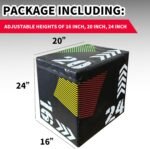 Plyometric Jump Box, 3 in 1 Soft Plyo Box Plyo Jumping Exercise Box for Home Gym - Image 3